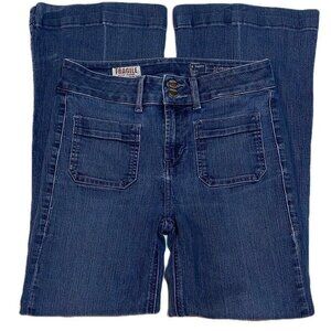 Fragile Blue Jeans Womens Wide Leg Denim Pants Size 27/4